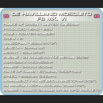 De  Havilland  Mosquito  Fbmk.Vi  452 HC